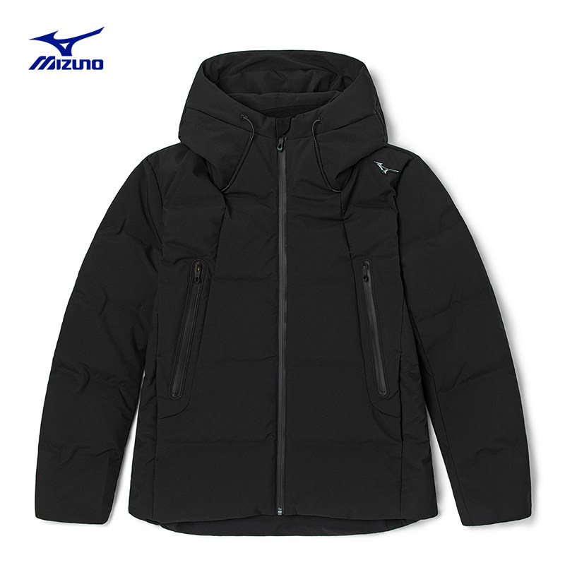 mizuno 2021冬男运动休闲白鸭绒保暖 迈盛悦合运动户外运动羽绒服