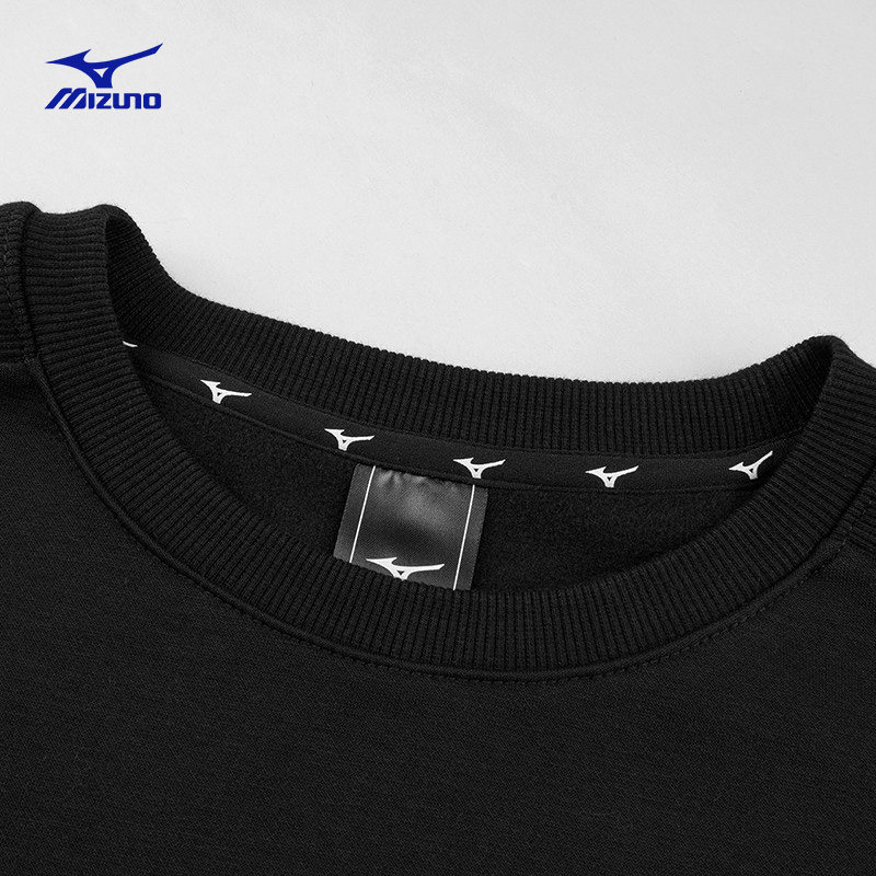 mizuno 21秋冬男上衣加绒长袖卫衣 迈盛悦合运动户外运动卫衣/套头衫