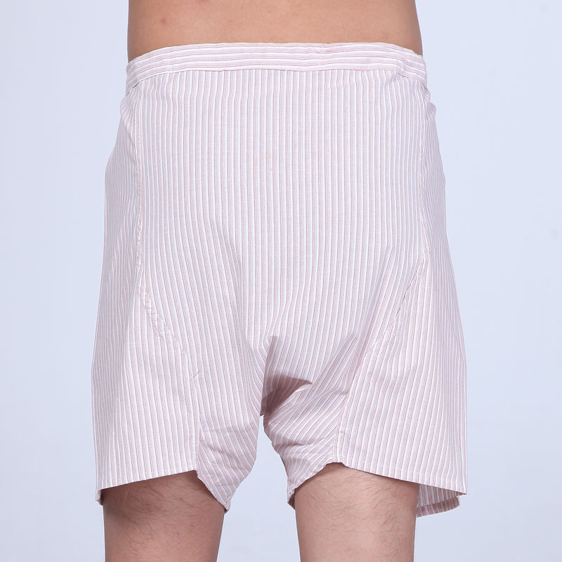 2条 五鹅高腰长裆纯棉布老头平角男内裤大码肥佬宽松系带阿罗裤,淘宝优惠券,粉丝福利购,淘宝优惠卷