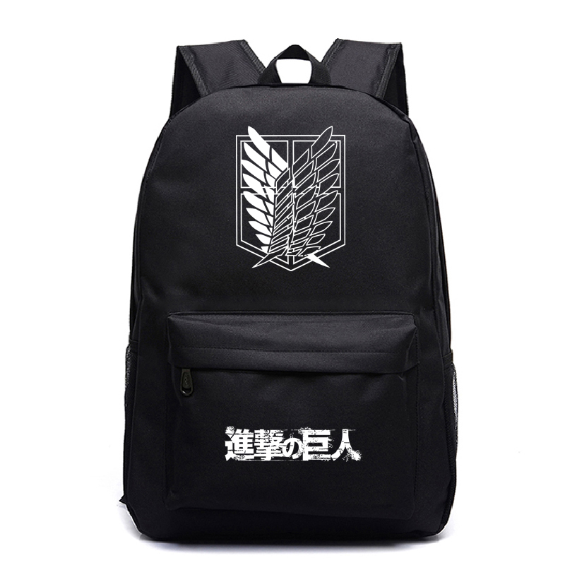 Anime Attack on Titan Backpack Kids Boys Girls School Backpa - 图1