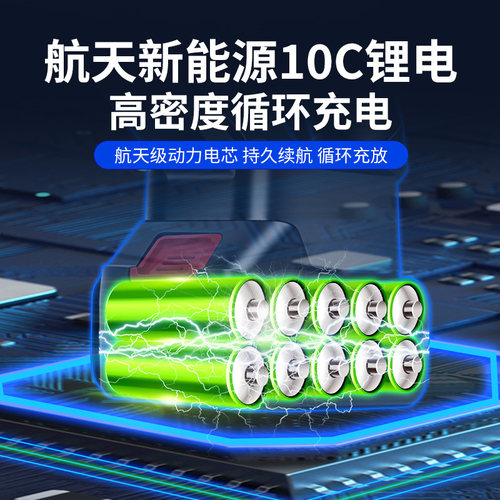 无线洗车机高压清洗神器家用刷车水泵车用家用锂电池充电电动水枪 - 图1
