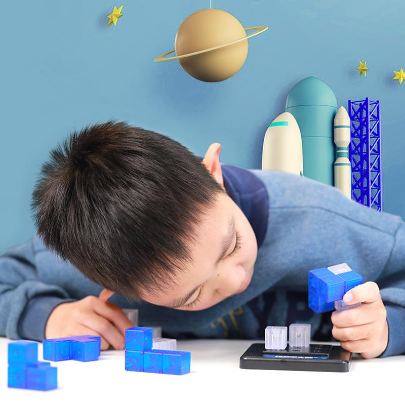 燃烧吧大脑鲁班立方磁性男孩积木 爱部落玩具建构/拼插积木