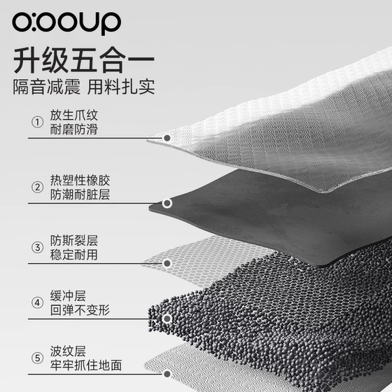 1 meter wide men's large yoga mat, non-slip, shock-absorbing and silent