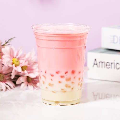 晶花草莓奶茶粉果奶多珍珠奶茶店专用原料袋装家用自制速溶冲泡 - 图3
