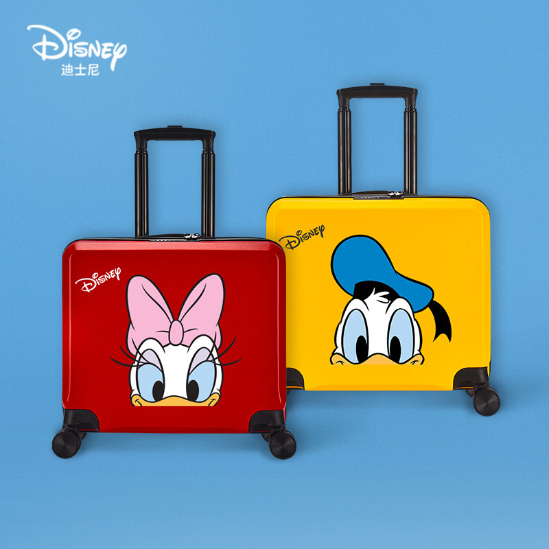 迪士尼女童可坐骑男孩小型行李箱 正能箱包旅行箱