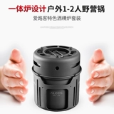 AILU Guye Camp Pot Плохое бедное бедное охлаждение ветер ветры Вект Вуд Ветровой ветер ветровой ветровый ветровой горшок Портативный на открытом воздушном кастрюлю