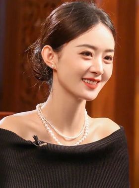 珍珠项链女2023年新款轻奢