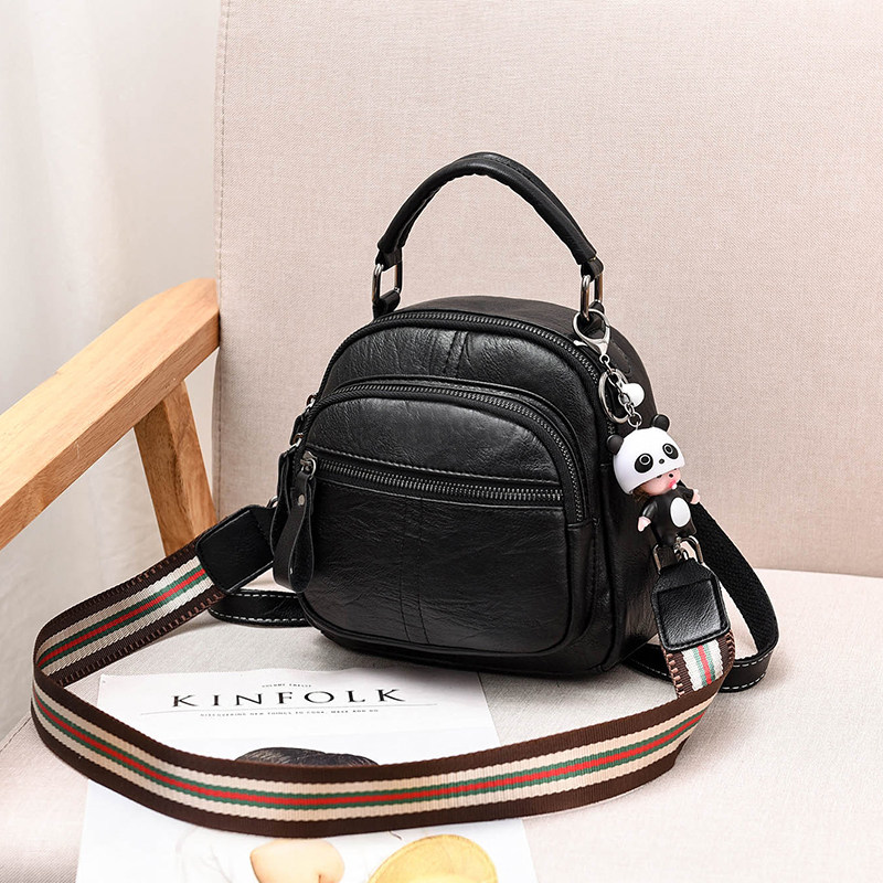 秋冬2021新款多层宽带百搭斜挎包 歌古娅女士包袋