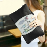 Сумка с петлей на руку, сумка через плечо, маленькая сумка клатч, вместительная и большая трендовая сумка на одно плечо, из натуральной кожи