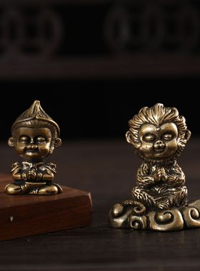 黄铜孙悟空摆件家居小饰品