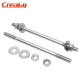 Double-headed bolt stainless steel wall-through screw set