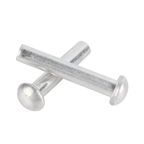 半圆头铝铆钉实心铆钉圆帽敲击式手打卯钉柳丁M1.5M2M3M4M5M6M8 - 图3