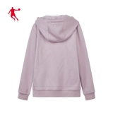 乔丹 Осенний флисовый спортивный костюм, удерживающая тепло толстовка с капюшоном, лонгслив