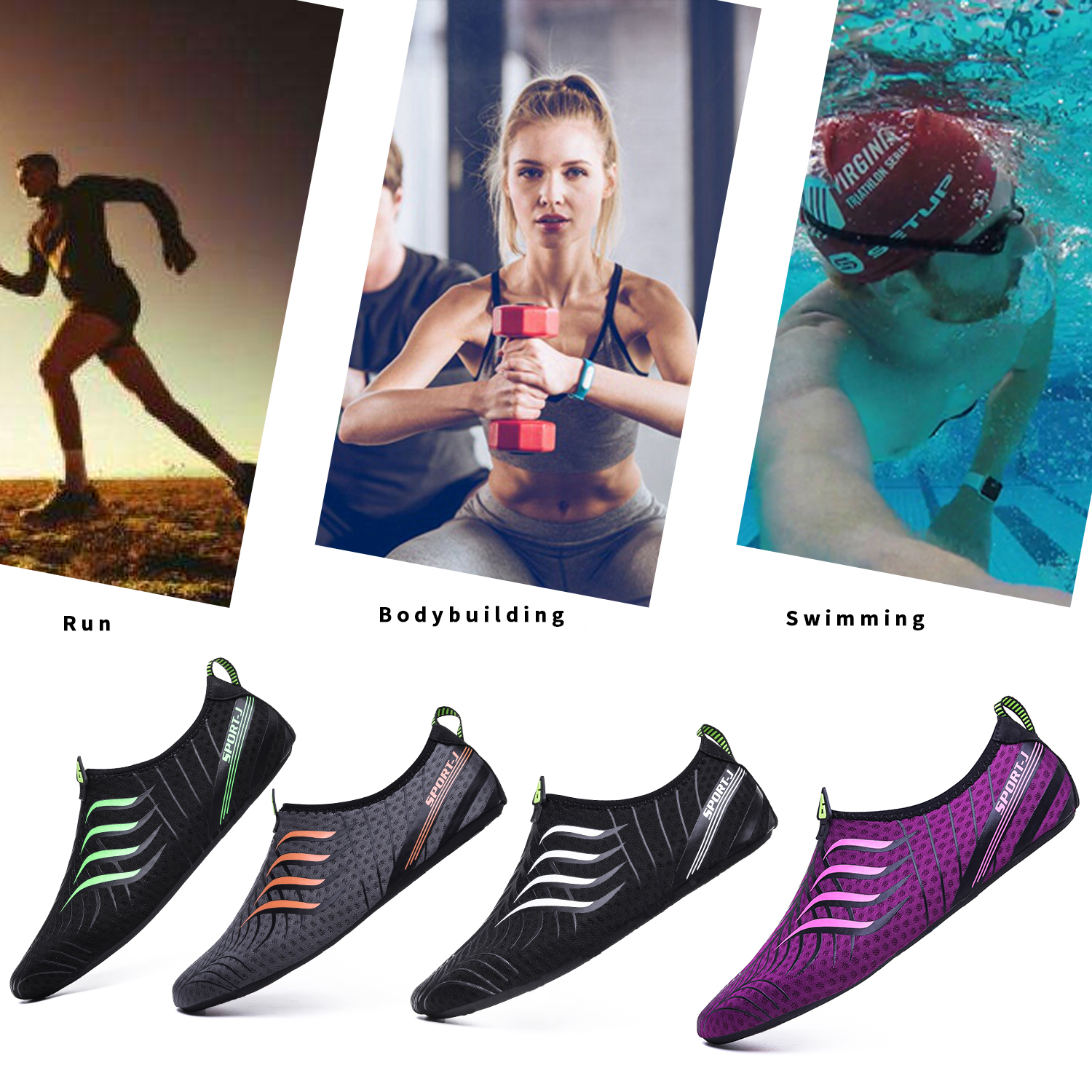 Men Water Aqua Shoes Women Swimming Sneakers Barefoot Sandal - 图2