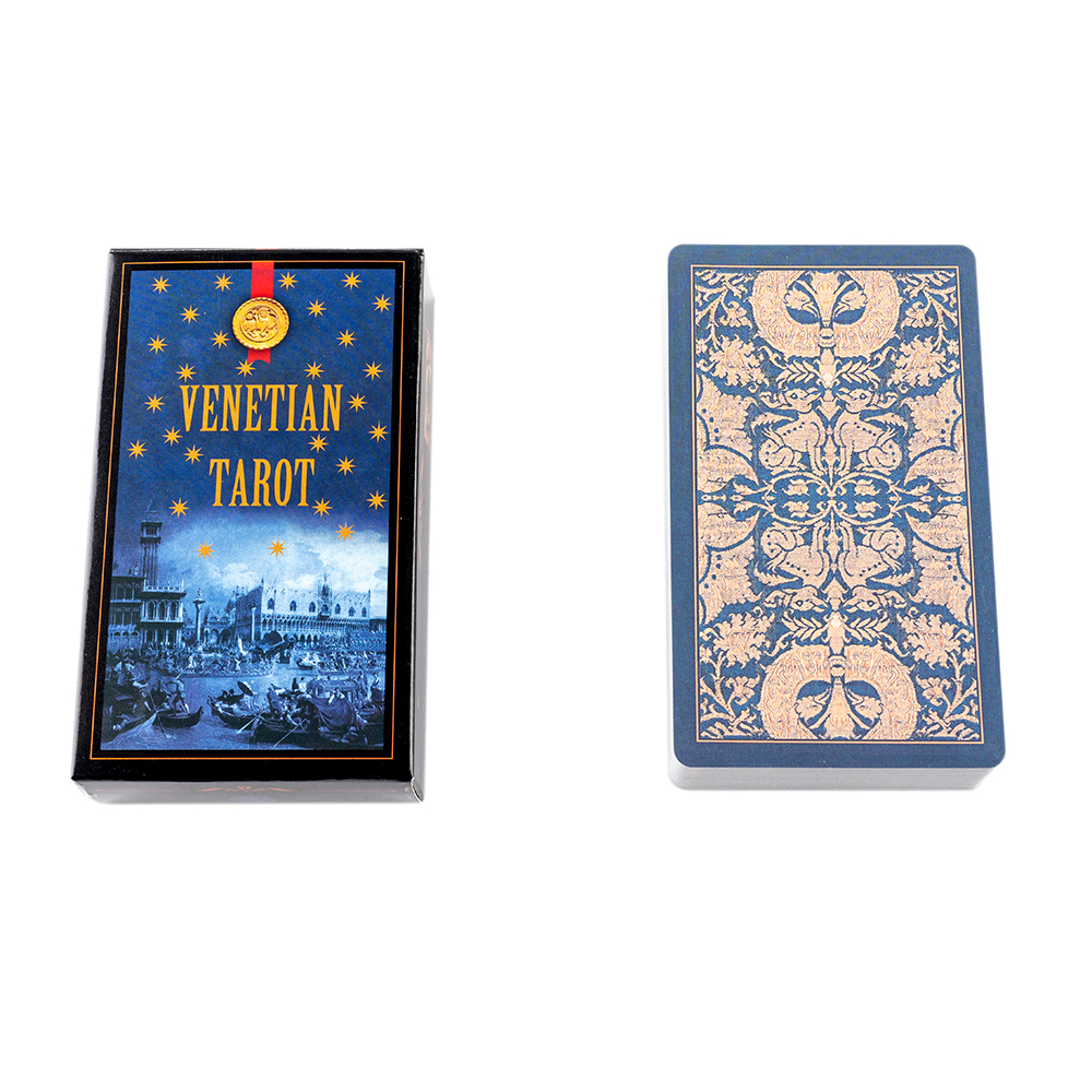 12X7水城威尼斯面具塔罗牌 Venetian Tarot 欧美宫廷复古卡罗牌 - 图1