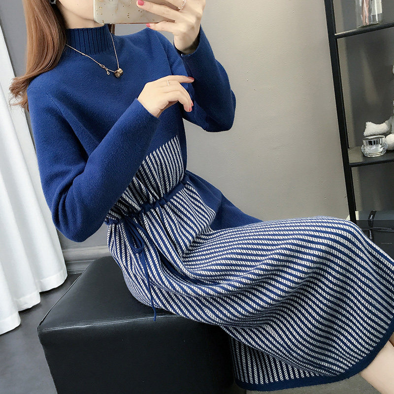 女士樱桃配大衣毛衣秋装2020年女裙 雪贝茜毛衣