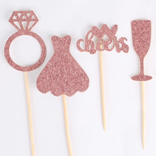 Роза Золотая свадьба на день рождения торт, вставка плагина для вечеринки невесты -в