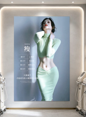 美容院皮肤身材管理海报墙贴画