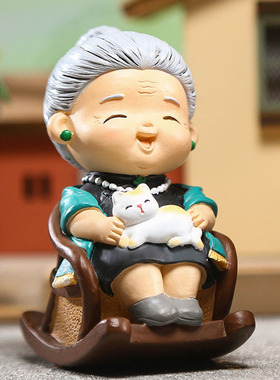 创意生日礼物情侣白头偕老小摆件