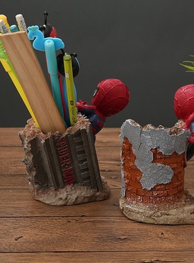 漫威卡通公仔桌面摆件男生日礼物