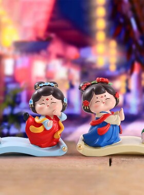 唐仕女手机支架摆件女生日礼物