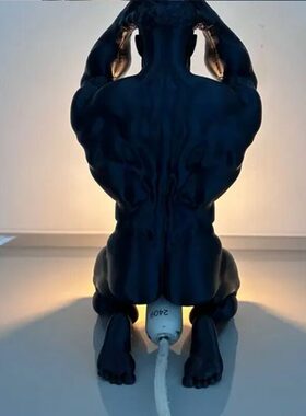 跨境 Bold Male Figure Table Lamp 肌肉男艺术台灯人物雕塑摆件