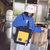 Ранец, сумка на одно плечо, льняная сумка, шоппер, брендовая сумка через плечо, подходит для студента, в корейском стиле