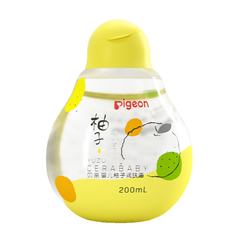 贝亲润肤油100/200ml 新生婴儿抚触按摩油宝宝儿童保湿滋养护肤