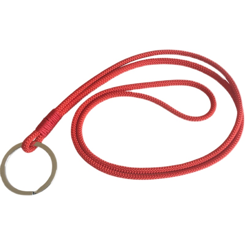 长款钥匙挂绳学生可爱挂脖钥匙链玉绳老人专用防丢钥匙扣手工编织 - 图3