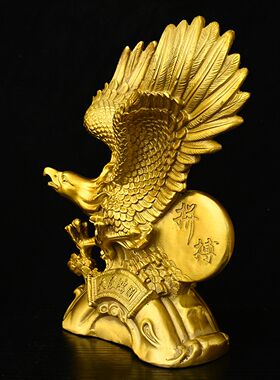 大号铜鹰摆件大展宏图拼搏老鹰