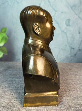 大小号毛主席铜像摆件书房办公室