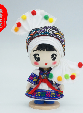 晓青云南贵州文创礼品白族娃娃