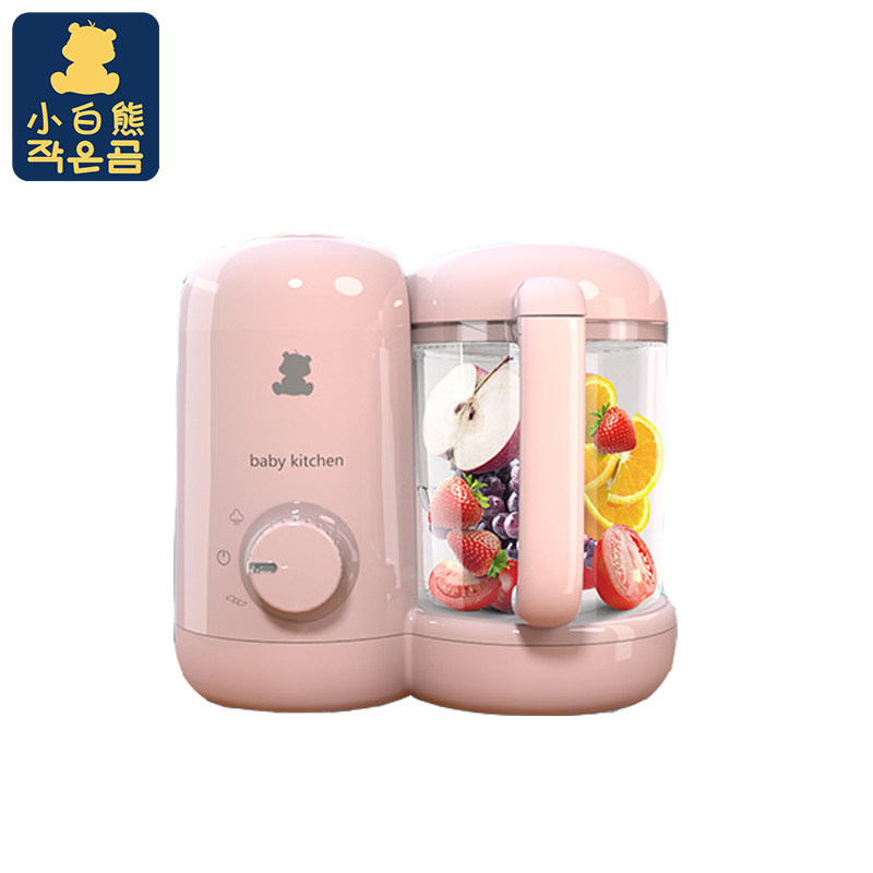 小白熊蒸煮一体多功能营养搅拌器 智翔母婴食物研磨器