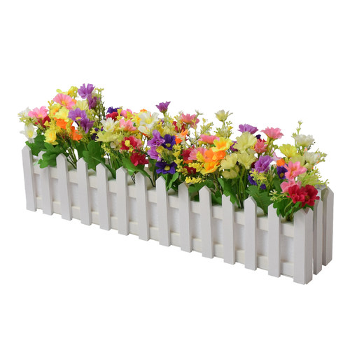 清明节仿真花墓碑祭坟用品花束扫墓花盒祭祀上坟用的假花祭祖绢花 - 图3