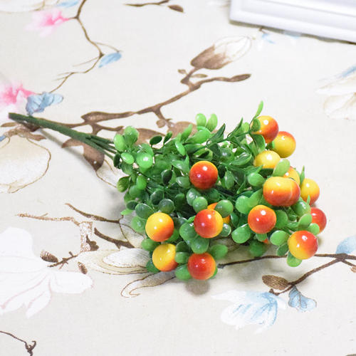 假花装饰花束塑料富贵果田园仿真花新年浆果植物发财果盆栽招财果 - 图1