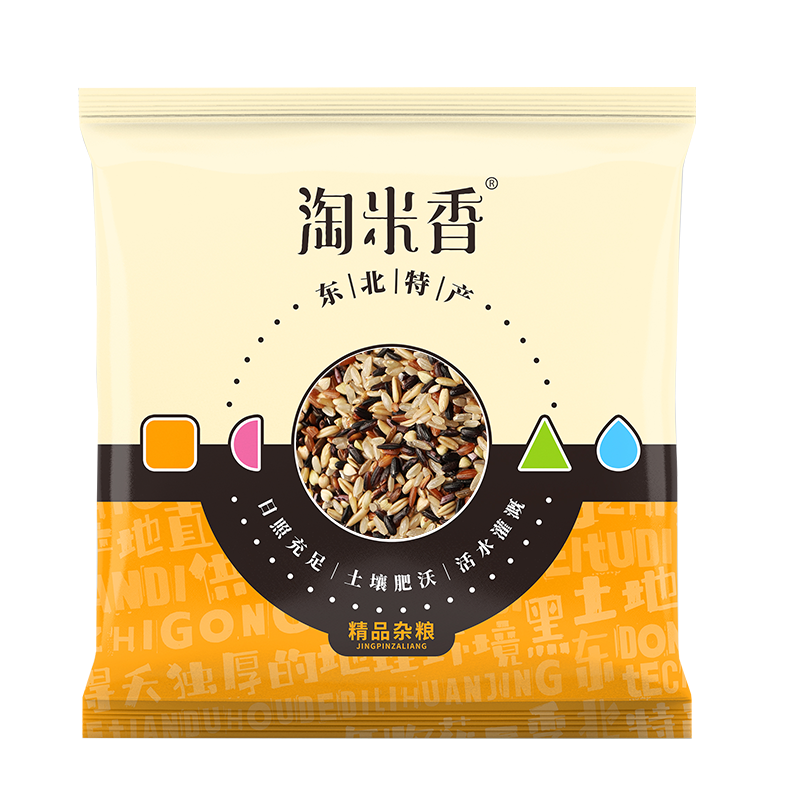 [正宗！产地直发]淘米香当季新货七色 糙米五谷杂粮饭250g/1袋