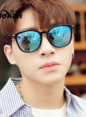 男有偏光开车带度数的潮流太阳镜