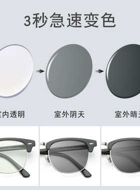 墨镜变色紫外线自动女开车专用