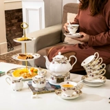 莹辰达 Кофейный комплект, чайный сервиз, послеобеденный чай, европейский стиль, простой и элегантный дизайн