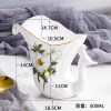 Household bone china tableware kitchen swan chopstick cage creative