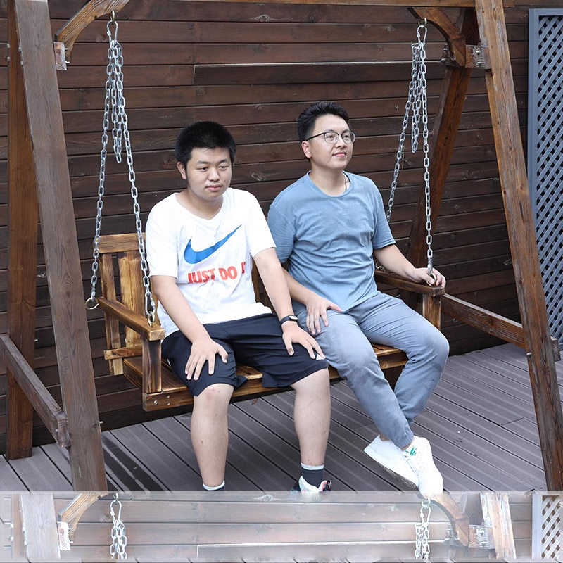 室外庭院荡秋千户外防腐木摇椅室内家用吊篮椅子吊椅儿童实木阳台,淘宝优惠券,粉丝福利购,淘宝优惠卷