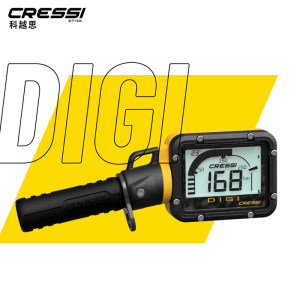 意大利CRESSI DIGI 迪吉数字联表潜水压力表水温指示器压力计