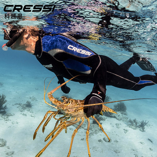 意大利CRESSI TROPICAL 耐磨潜水手套  浮潜 深潜 2mm 多色可选 - 图3