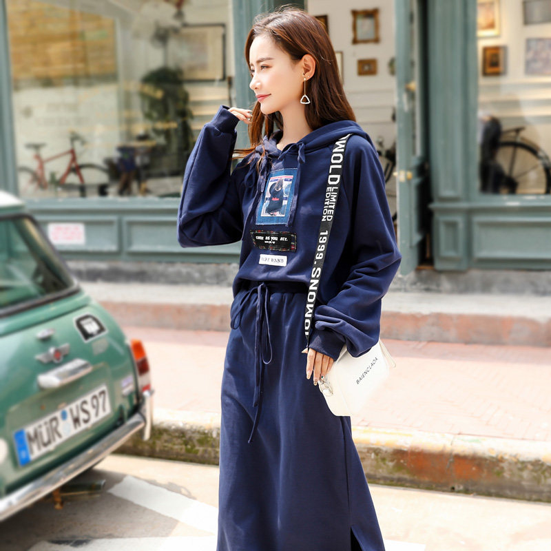 卫衣套裙春秋2020新款韩版装半身裙 钏莱芙卫衣/绒衫