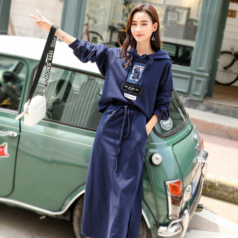 卫衣套裙春秋2020新款韩版装半身裙 钏莱芙卫衣/绒衫