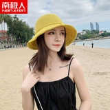 南极人 Летняя элегантная трикотажная дышащая шапка на солнечной энергии, в корейском стиле, защита от солнца