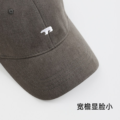 大头围棒球帽女春夏防晒2024新款深顶显脸小大宽帽檐鸭舌帽子男A - 图1