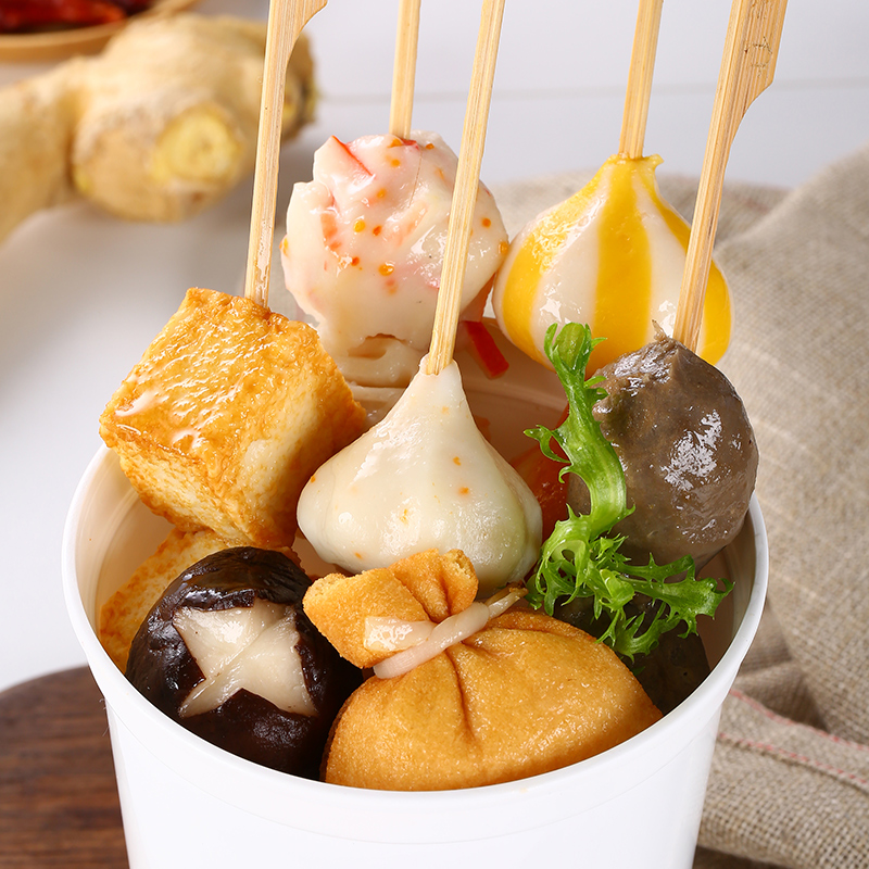 海欣火锅丸子综合套餐1655g共6包装火锅丸关东煮烧烤鱼豆腐蟹味棒