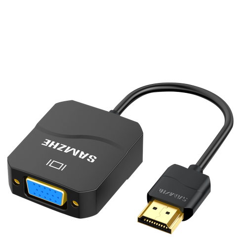 山泽HDMI转VGA VGA转HDMI线转换器电脑盒子接投影机ZH-ZZ HV2018 - 图3