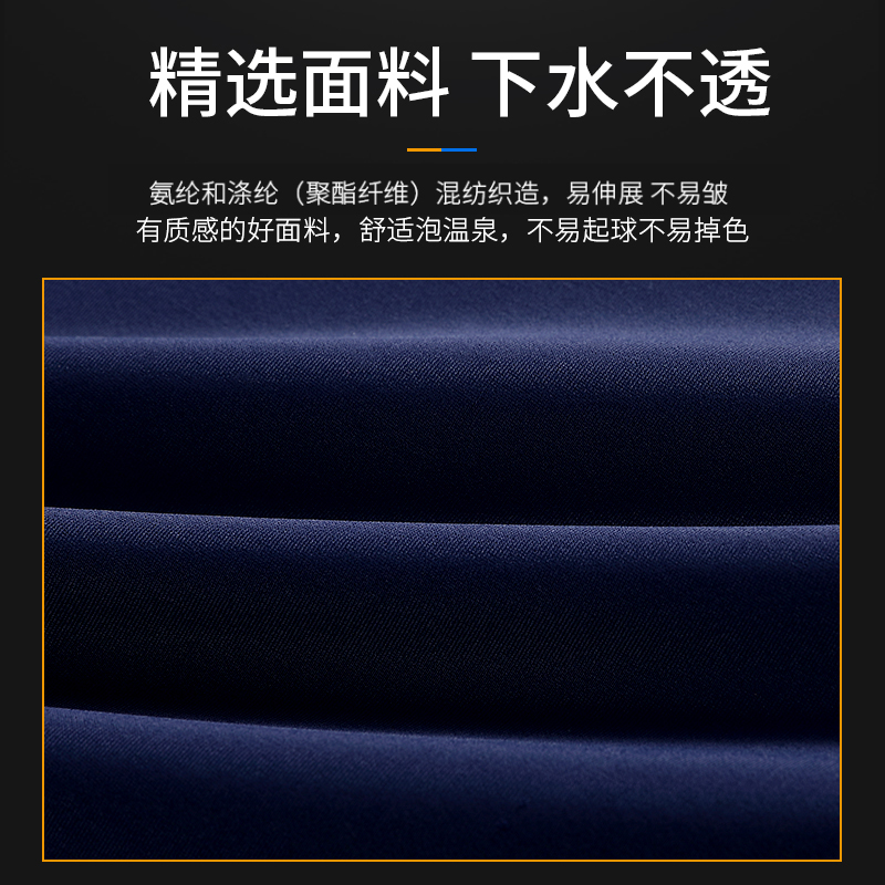 泳裤男士游泳衣男款平角游泳裤大码速干宽松2024年新款游泳套装备-图2